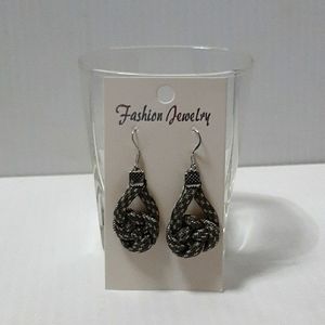 Hand Crafted Earrings Pierced Paracord Celtic Knot